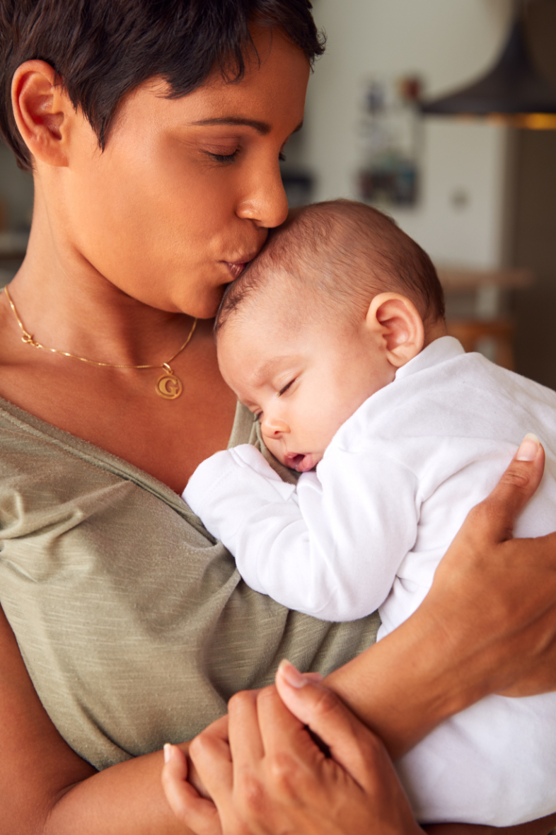 Mom Calming her baby Photo