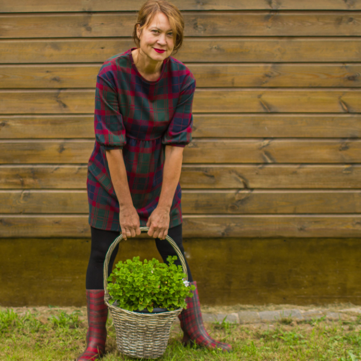 moderation Photo of taking a gardening break.