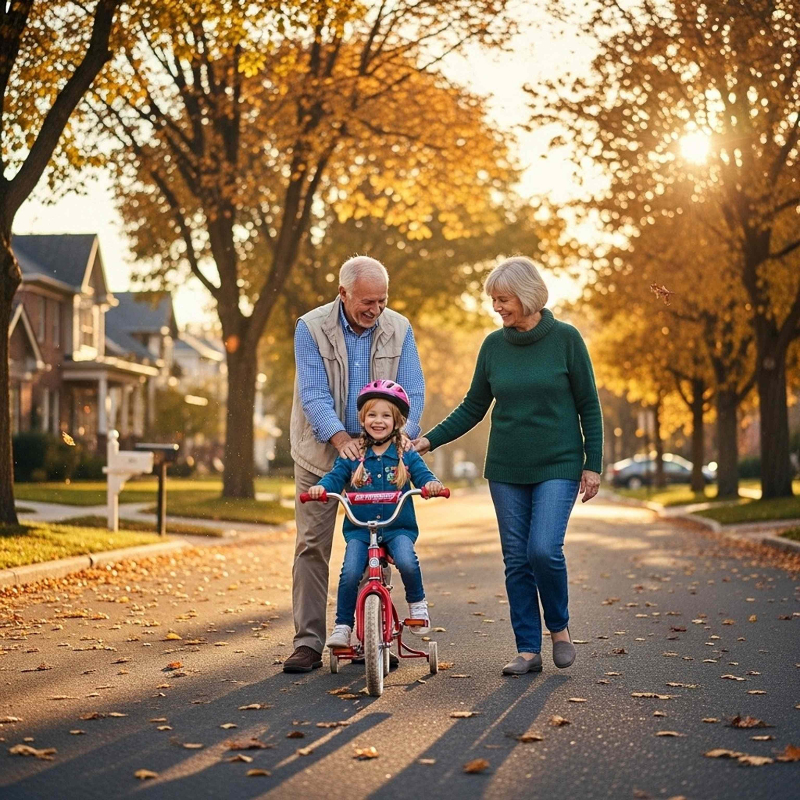 family-walking